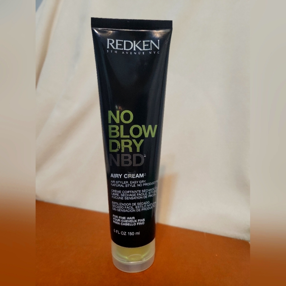 Redken No Blow Dry NBD Airy Cream for Fine Hair 5 Fl Oz -